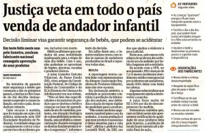 Imprensa - 09122013 - Justiça veta em todo o país venda de andador - Folha SP